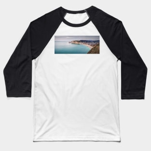 Etretat village panoramic view Baseball T-Shirt